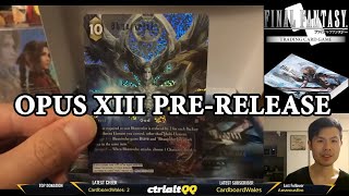 Final Fantasy TCG Opus XIII (13) Pre-release opening