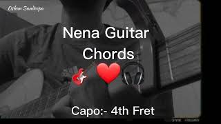 Nena(නේනා)Thiwanka Dilshan Guitar Chords  #nenaguitarchords #shorts  #thiwankadilshan #guitarcover