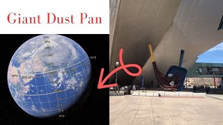 A Giant dust pan found at Google Earth 🌎.  #viral #earth #google #discoverearth