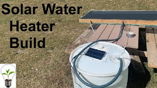 Solar Water Heater Build with a Solar Pump