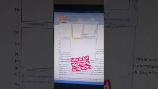 How to Add Watermark in MS Word