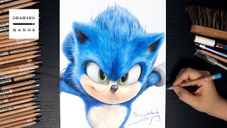 Drawing Sonic the Hedgehog 3 - Sonic [Drawing Hands]