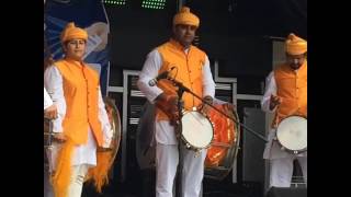 Drummers at the London Mela at Wembley Park