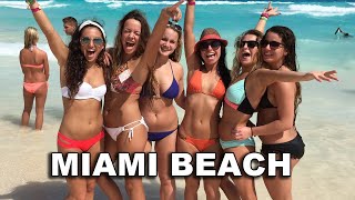 4K WALK MIAMI BEACH travel video Bikini Beach USA Virtual Walking Tour USA