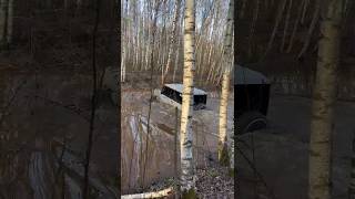 уаз через канаву с водой. uaz #nnovoffroad #nnov #offroad