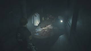 Resident Evil 2 - Licker encounter