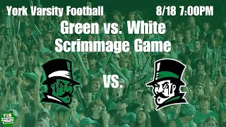 Green vs. White Varsity Football Scrimmage