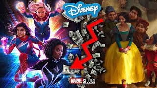 🚨 A DISNEY ESTÁ DESESPERADA! FLOP THE MARVELS E ADIAMENTO DE BRANCA DE NEVE ACENDEM O ALERTA! 🚨