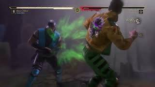 Mortal Kombat 11 Sub-zero vs Johnny Cage Very Hard