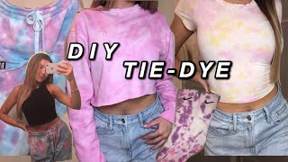 Attempting to tie dye my clothes | quarantine edition