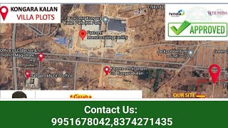 Kaasvi E City SL infra Developers Kongarakalan Foxconn Orr  Hmda Getted Community Plots  9951678042