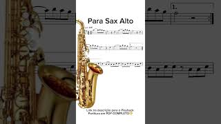 Só Fé Para Sax Alto Com PLAYBACK E PARTITURA EM PDF