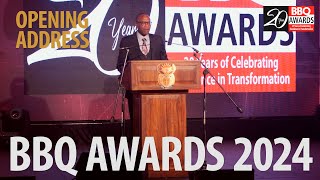 BBQ Awards 2024 Opening Address B BBEE Commisioner Tshediso Matona