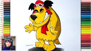 Drawing Muttley The Dog