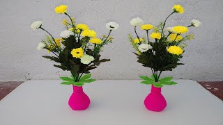 Plastic Bottle Flower Vase Crafts Home Decor Ideas, How To Make Plastic Bottle Flower Vase