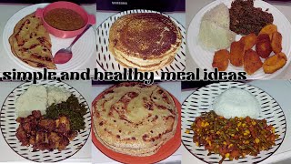 what a Kenyan family eats in a week \eggless pancakes recipe\simple & healthy dinner ideas\meal prep