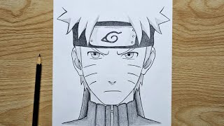 How to draw Naruto | Naruto Uzumaki step by step | easy anime tutorial