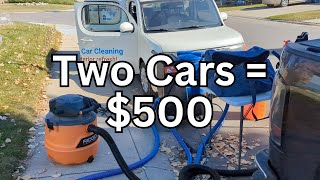 How To Make $500/Day Cleaning Cars