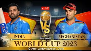 🔴Live India vs Afghanistan, 9th Match - Live Cricket Score, Commentary #live #cricket