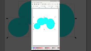 Inkscape: nuvola con crea forme #shorts