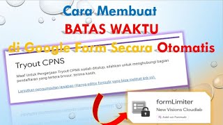 Cara Membuat Timer/Waktu Untuk Mengerjakan Soal/Ujian Online Di Google Form Terbaru 2023