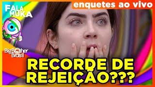 👁️BBB22: JADE PICON VAI BATER O RECORDE DE REJEIÇÃO + ENQUETES AO VIVO