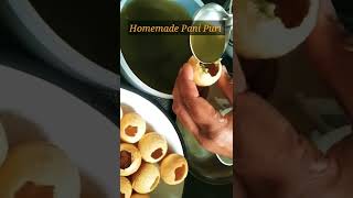 Homemade Panipuri 😋| Puchka | Golgappa #shorts #panipuri