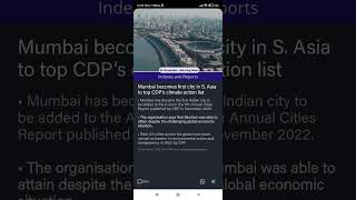 Mumbai becomes the first city in South Asia to top CDP’s climate action list