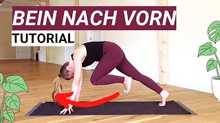 Herabschauender Hund Bein nach vorne | Yoga für Anfänger | Tutorial