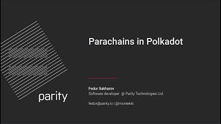 Tech Polkadot Meetup April 2021: Парачейны в экосистеме Polkadot