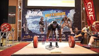 Jonathan Davis 2017 USAPL Raw Nationals 1537@93kg