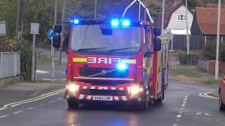 Suffolk Fire & Rescue Service - Needham Market Low Height WrT Responding