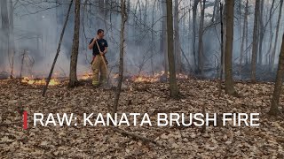 RAW: Kanata brush fire