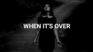 Anson Seabra - When It's Over (Lyrics)