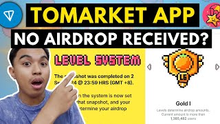 TOMARKET AIRDROP I NO AIRDROP RECEIVED ON TOMARKET? HOW TO CLAIM AIRDROP ON TOMARKET?