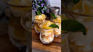 🍋 Lemon dessert cups #viral #desserts