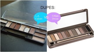 DUPES: Naked 2 Palette