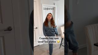 Cuando hay que lavar los platos 😂