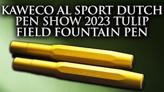 New Fountain Pen Releases of Appelboom: Kaweco AL Sport Dutch Pen Show 2023 Tulip Field Fountain pen