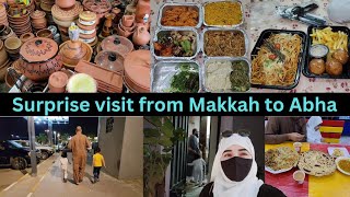 Makkah to Abha travel by road || aysa surprise 😮 k sb khush ho gay