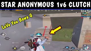 Star Anonymous 1v6 Clutch in Erangel ❤|| Love You Bawa G || #Short #ShortClip #Shorts