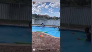 FREDO BANG GET THROWN INTO POOL BY LITYOSHI