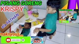 CARA MASAK PISANG GORENG CRISPI YANG UENAK,,,