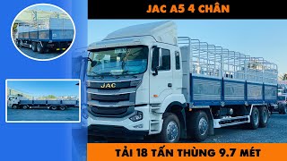 .Xe Tải Jac A5 4 chân Tải 18 Tấn Thùng 9.7 Mét | Động Cơ YuChai