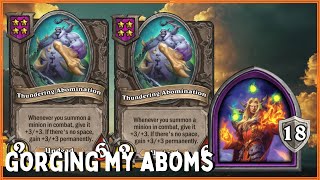 DOUBLE GOLDEN THUNDERING ABOMS - KAELTHAS [Hearthstone Battlegrounds]