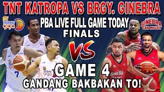 BRGY. GINEBRA vs TNT - Game 4 Finals - November 3, 2024 - PBA Live Full Game Today MOA - 2K24