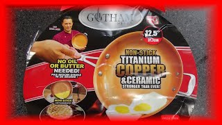 Gotham STEEL Non Stick Titanium Copper & Ceramic 12 5 Inch Frying Pan Review