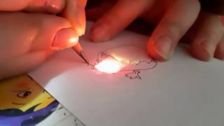 Drawing using flashlight!