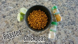 Roasted Chickpeas | Lime,Tumeric, & Ginger