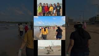 Cleaning of Versova beach by iit bombay students#team abhyuday#iitbombay #beachcleanup #iitjee